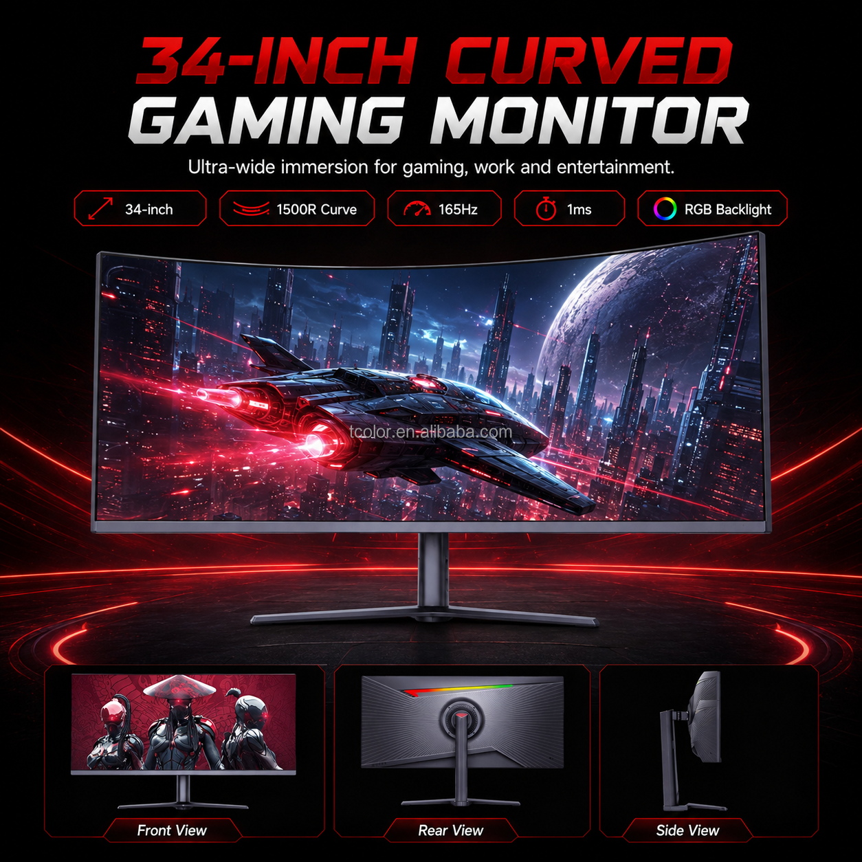 White/Black Curved Gaming Moni – Pc Gaming Xbox recenzja i cena