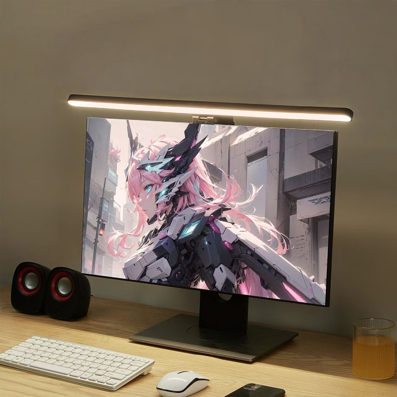 LED Monitor Light Hanging Desk – Pc Gaming Setup recenzja i cena