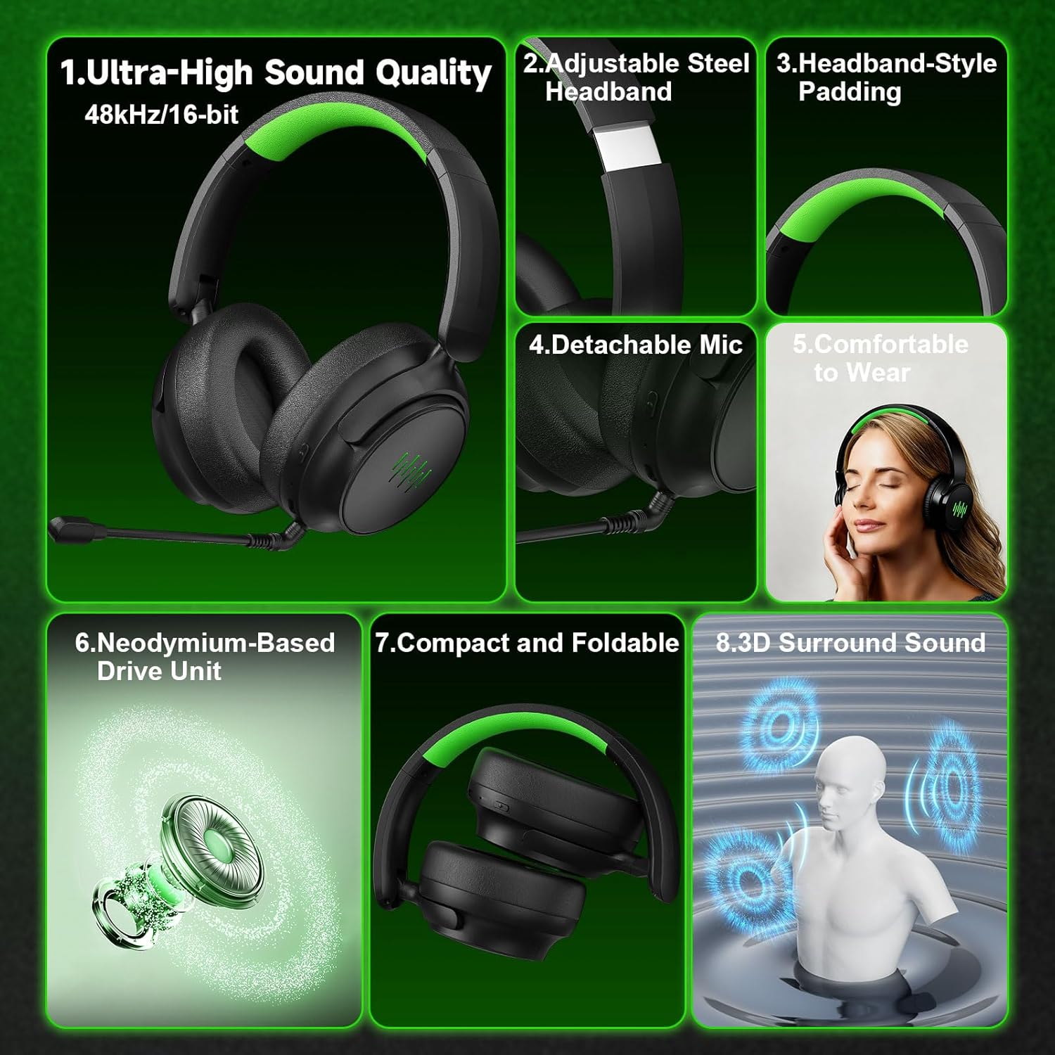 Foldable Gaming Headset For Xb – Pc Gaming Xbox recenzja i cena