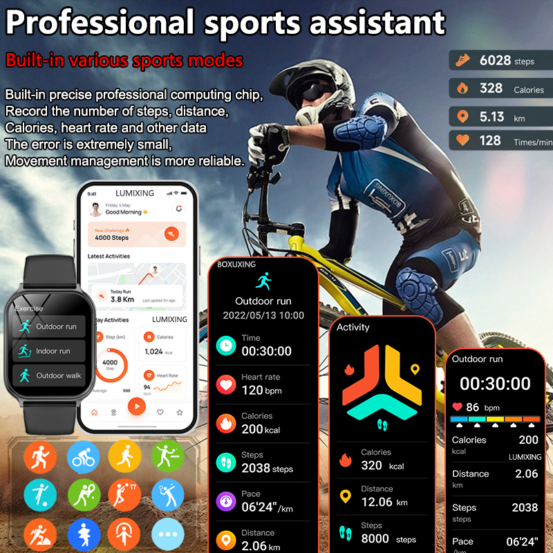2026 New Sports Smart Watch Me – High Refresh Monitor recenzja i cena