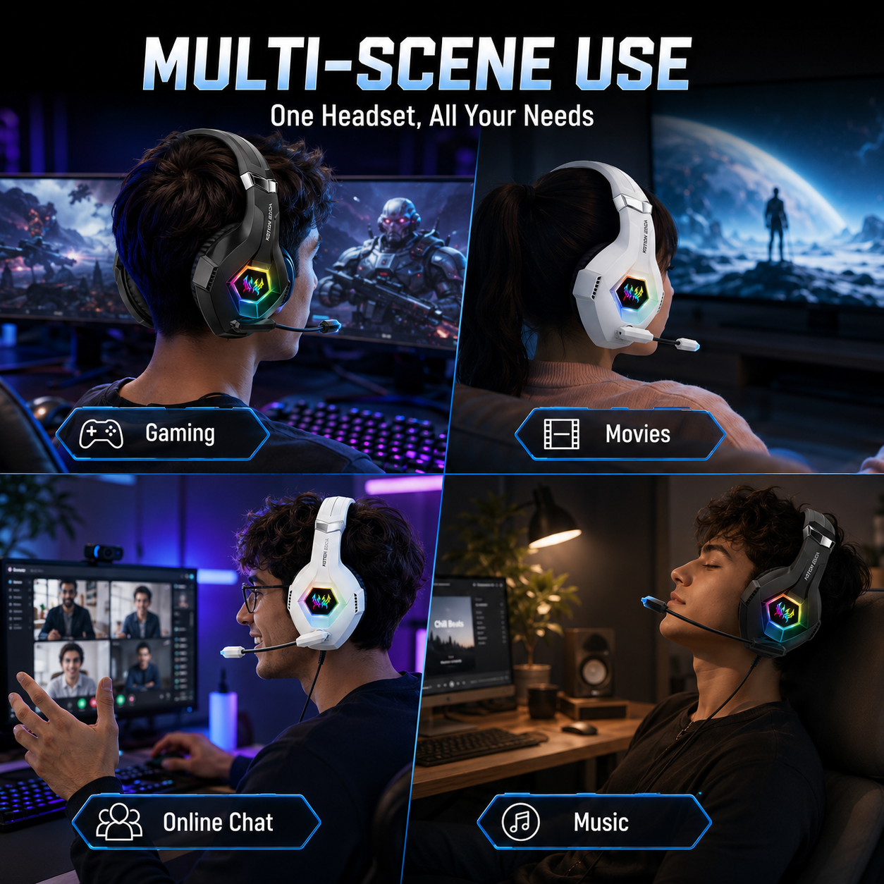 GS450 Wired Gaming Headset RGB – Pc Gaming Xbox recenzja i cena