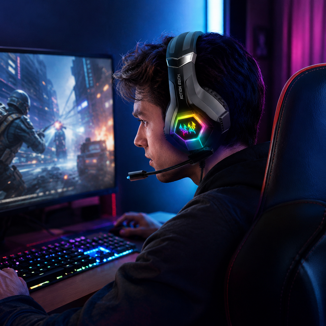 GS450 Wired Gaming Headset RGB – Pc Gaming Xbox recenzja i cena