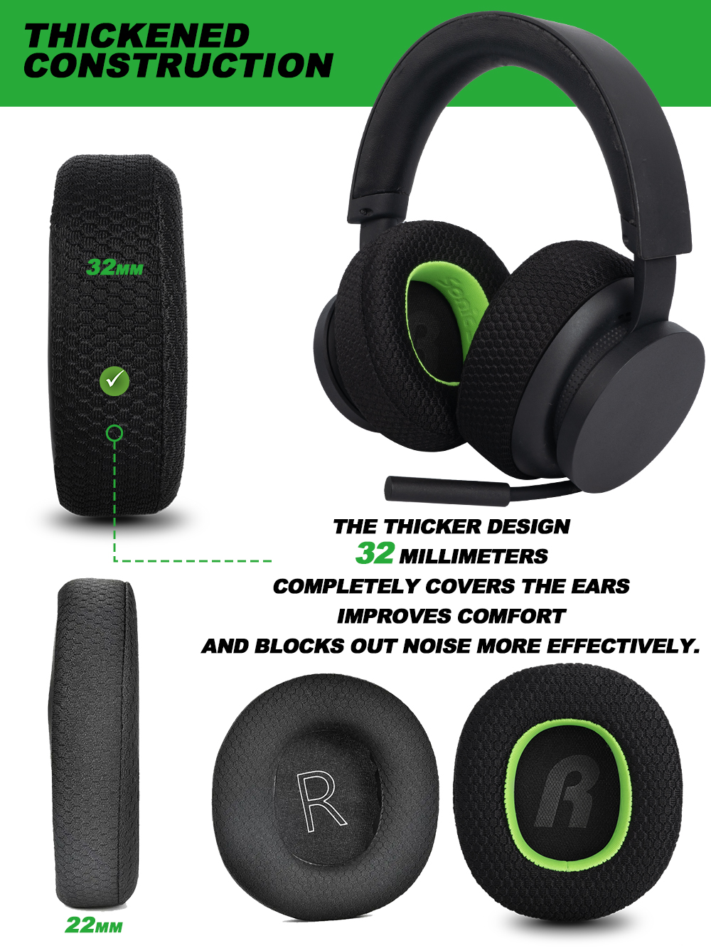 Earphone pads For Microsoft Xb – Pc Gaming Xbox recenzja i cena