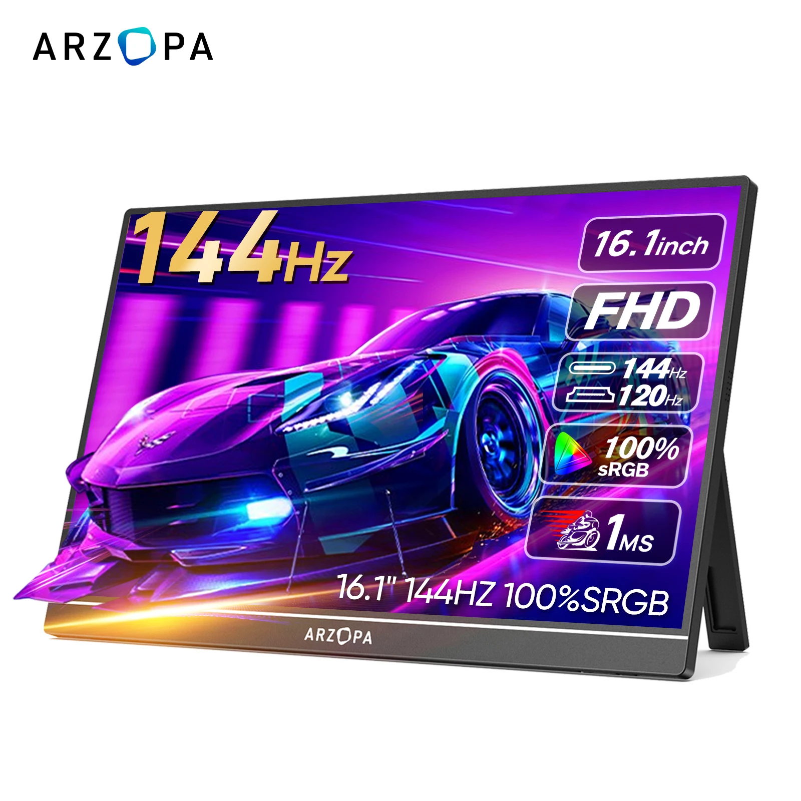 ARZOPA 16.1 Inch Portable Gami – High Refresh Monitor recenzja i cena